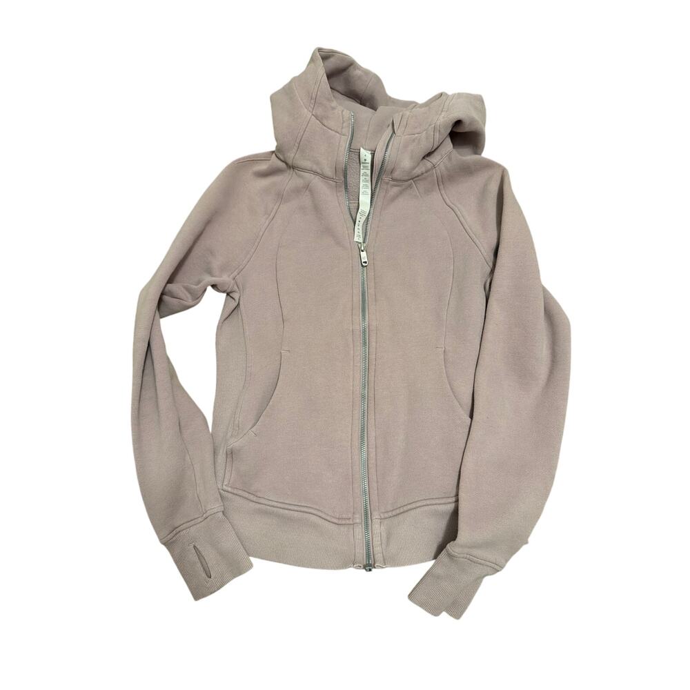 LULULEMON Full Zip Scuba Lavender Purple Color size 4